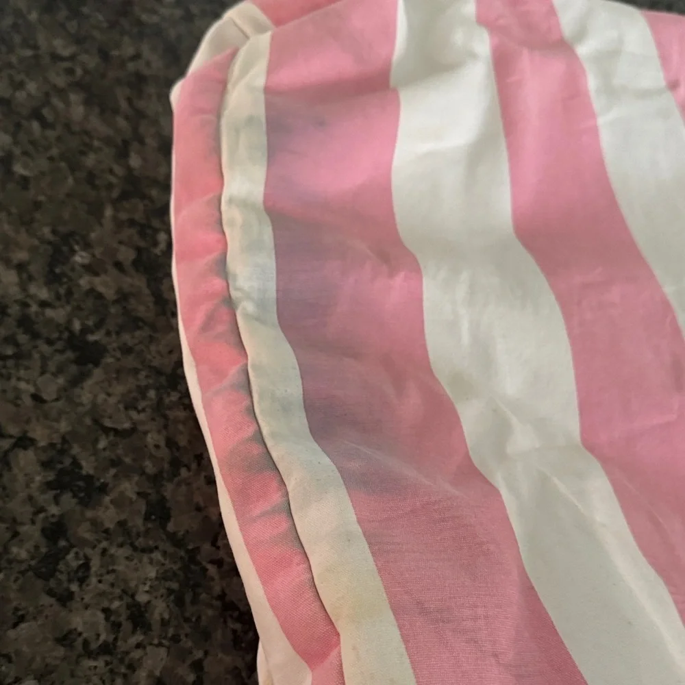 Victoria's Secret Pink and White Tote Bag